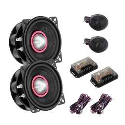 Indy CP4 4'' 10cm 4Ohm Component/Coaxial Midrange & Tweeter System 2x60w RMS Pair